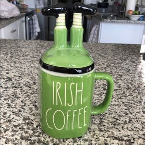 Rae Dunn Irish Coffee Mug w/ Topper